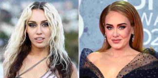 Adele Showers Miley Cyrus with Love at Vegas Show Adele Showers Miley Cyrus with Love at Vegas Show