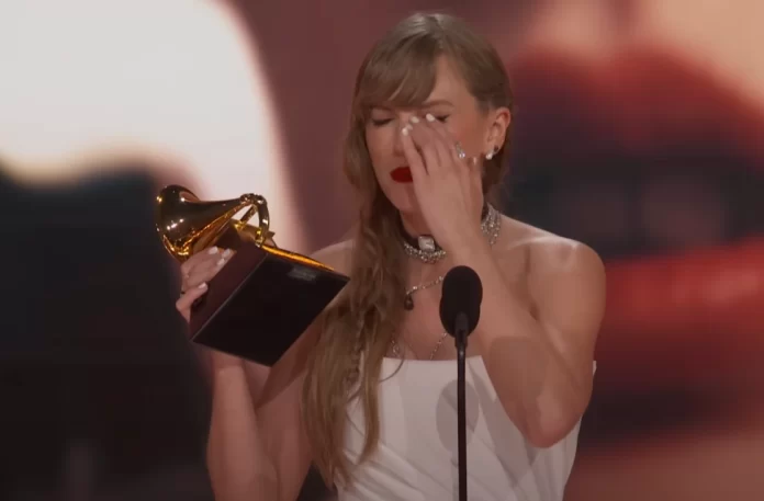 Taylor Swift drunk at Grammys