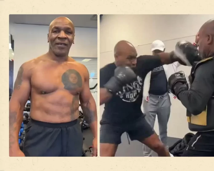 57-Year-Old Tyson Looks Sharper Than Ever Training for Jake Paul Fight