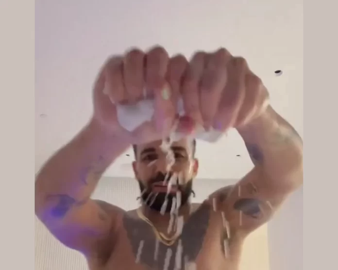 Drake post-show sweat