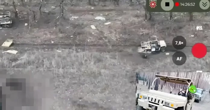Russia Ukraine attack Chinese golf carts