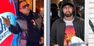 Benzino Films “Rap Elvis” Diss Track at Mom’s Spaghetti Benzino Rap Elvis music video location