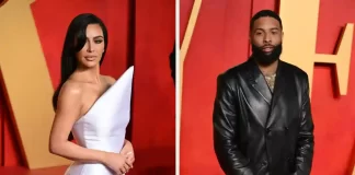Kim Kardashian & Odell Beckham Jr. Spark Romance Rumors at Oscars After-Party Kim Kardashian Odell Beckham Jr.