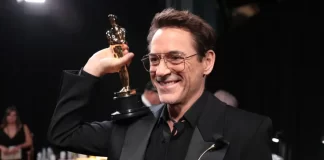 Robert Downey Jr. Finally Claims First Oscar at 2024 Ceremony Robert Downey Jr. first Oscar win