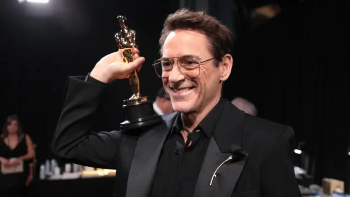Robert Downey Jr. first Oscar win