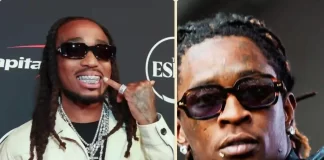 Young Thug Gets Support From Quavo: Rapper Attends Court Hearing Quavo support Young Thug in court