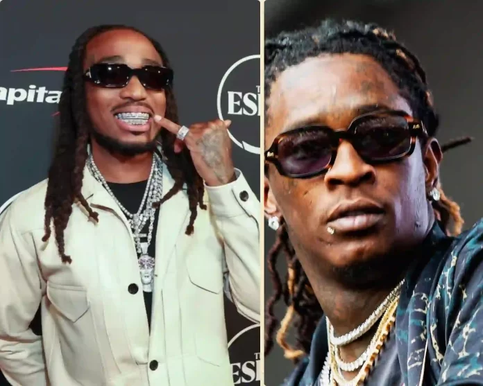 Quavo support Young Thug in court