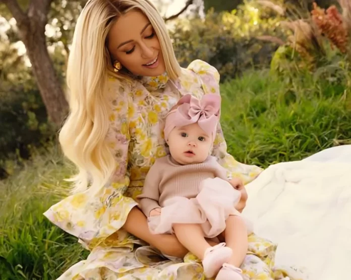 Paris Hilton baby girl photos