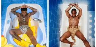 NLE Choppa’s Tupac Photo Recreation: Rapper Reimagines Iconic Bathtub Shot NLE Choppa Tupac photo recreation
