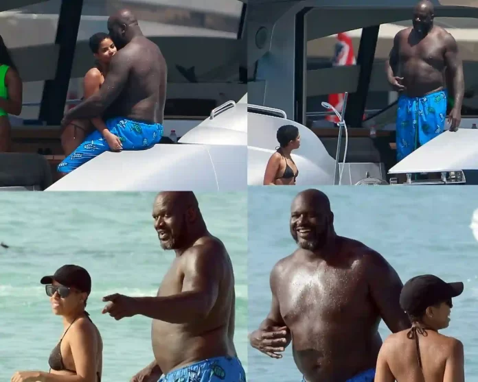 Shaquille O'Neal spotted in Spain with 21 year old girlfriend