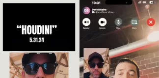 Eminem Pulls a Magic Trick with David Blaine to Promote “Houdini” Eminem and David Blaine magic tricks