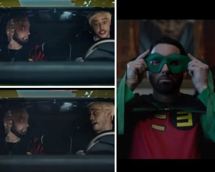 Pete Davidson in Eminem Houdini music video