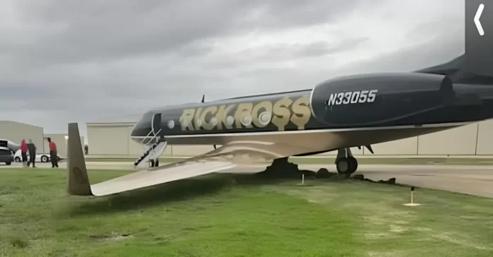 Rick Ross jet crash landing