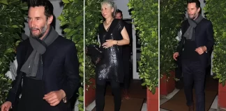 Keanu Reeves & Alexandra Grant Spotted on Romantic LA Dinner Date Keanu Reeves Alexandra Grant dinner date LA