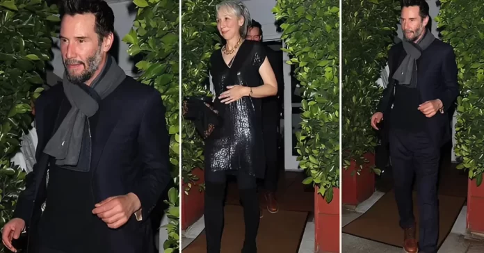 Keanu Reeves Alexandra Grant dinner date LA