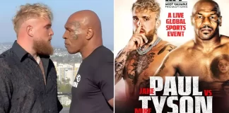 Mike & Paul EPIC Face-Off Heats Up PaulTyson Press Conference Mike Tyson Jake Paul press conference