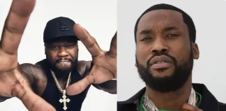 50 Cent Roasts Meek Mill Over Disappointing Album Performance 50 Cent response to Meek Mill