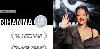 Rihanna Crushes Record with 7 Diamond Singles Most by Any Female Artist Rihanna most Diamond singles female artist
