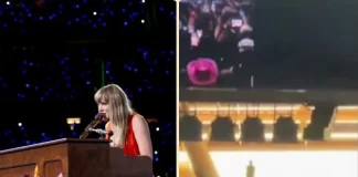 Mysterious Figure Appears at Taylor Swift’s Madrid Concert (Eras Tour) Mysterious figure at Taylor Swift Madrid concert