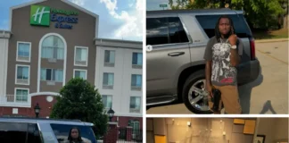 JayDaYoungan’s affiliate 23KayB takes pictures at a Holiday Inn after Foolio was shot & killed JayDaYoungan affiliate 23KayB Holiday Inn photos
