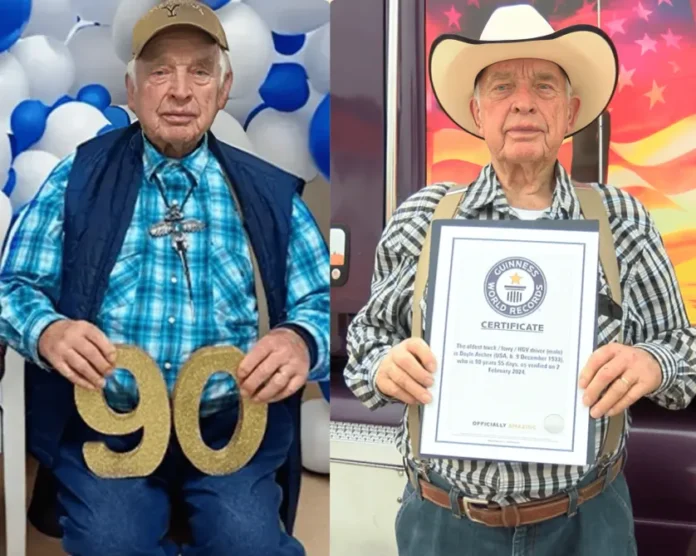 world’s oldest trucker Doyle Archer