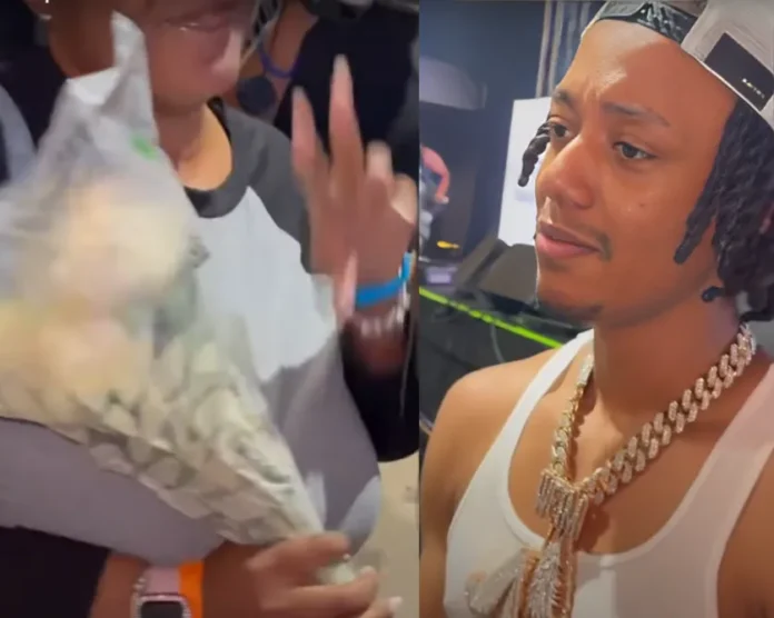 Skilla Baby meet-and-greet emotional moment