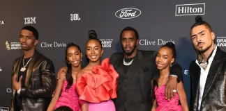Diddy Drama: One Son Speaks Out, The Other Stays Silent at Sister’s Graduation Diddy's sons
