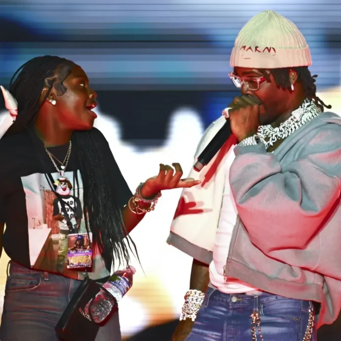 Chief Keef performing with daughter Summer Smash