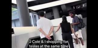 Rapper J. Cole Spotted Casually Shopping for a Cybertruck Fan spots J. Cole buying cyber truck