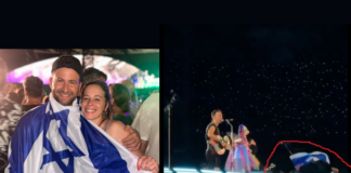 Viral Incident: Man with Israeli Flag Crashes Coldplay Concert Man with Israeli flag falls crashing Coldplay concert