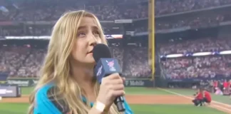 Ingrid Andress Admits She Was Drunk While Performing National Anthem at Home Run Derby Ingrid Andress drunk national anthem performance