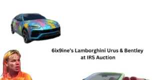 Exclusive: Bid on 6ix9ine’s Lamborghini Urus & Bentley at IRS Auction 6ix9ine's cars at IRS auction