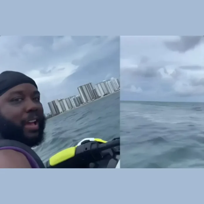 Man kicks girlfriend off jet ski in ocean