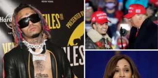 Watch Lil Pump Lose His Cool Over Trump and Harris—Exclusive Heated Interview! Lil Pump reacts strongly to Trump and Harris