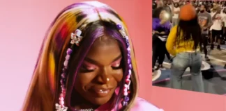 Bronx Rapper Scarlip’s Graceful Reaction After Basketball Hits During Live Event Bronx rapper Scarlip basketball incident video
