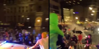 Philadelphia Mob Attacks Police Officer, Teens Cause Chaos in Streets Philadelphia police cruiser incident last night
