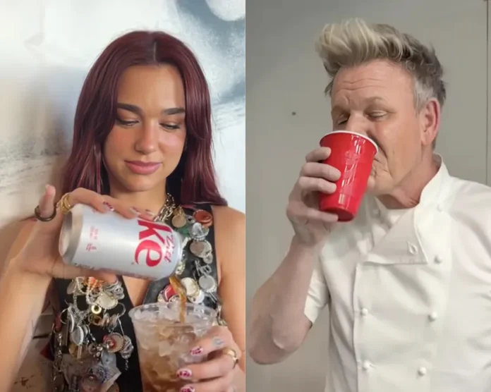 Gordon Ramsay spits out Dua Lipa drink recipe