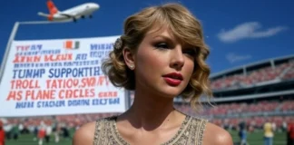 Trump Supporters Troll Taylor Swift as Plane Circles Miami Stadium During Eras Tour Trump Supporters Troll Taylor Swift