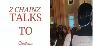 2 Chainz Talks to Elon Musk’s Tesla Robot Optimus 2 Chainz Tesla Optimus robot conversation