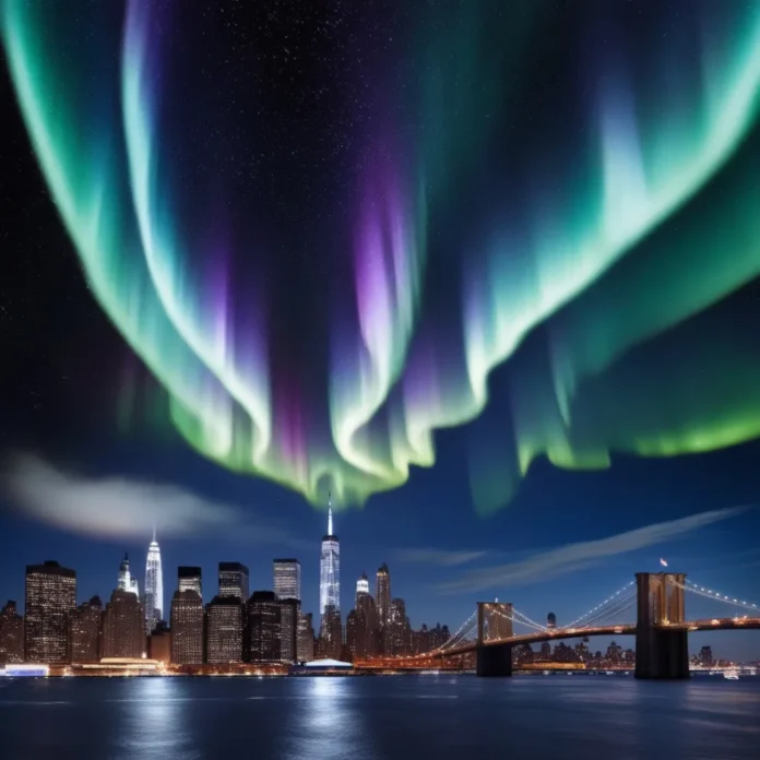 Northern Lights in New York Thursday night