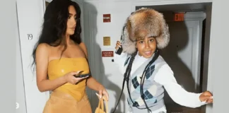 North West Surprises Kim Kardashian with Luxurious Diamond Necklace Gift Kim Kardashian diamond necklace bought by North West