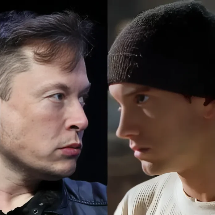 Elon Musk’s reaction to Eminem introducing Barack Obama