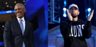 Eminem to Introduce Barack Obama at Kamala Harris Rally in Detroit Tonight Eminem introducing Barack Obama at Kamala Harris rally Detroit