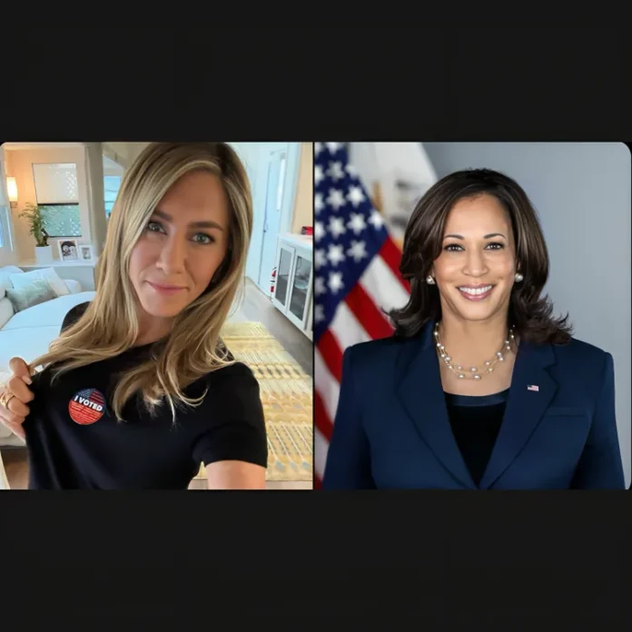 Jennifer Aniston Kamala Harris endorsement