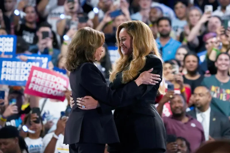 Beyoncé Kamala Harris's rally in Houston