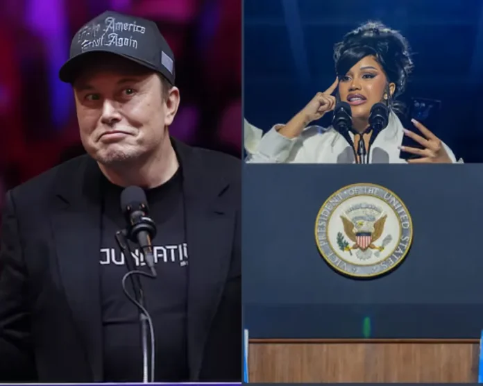 Cardi B response to Elon Musk puppet comment