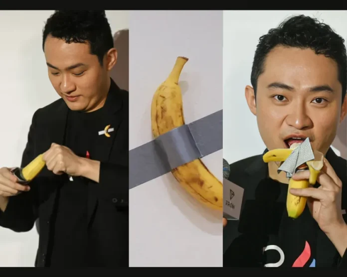 Justin Sun eats $6.2 million banana