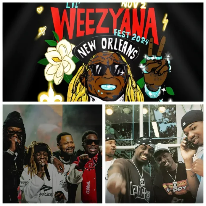 Lil Wayne and Juvenile rehearsal Lil WeezyAna 2023