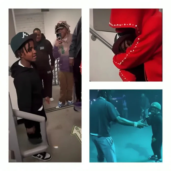Chief Keef reunites with son stage performance