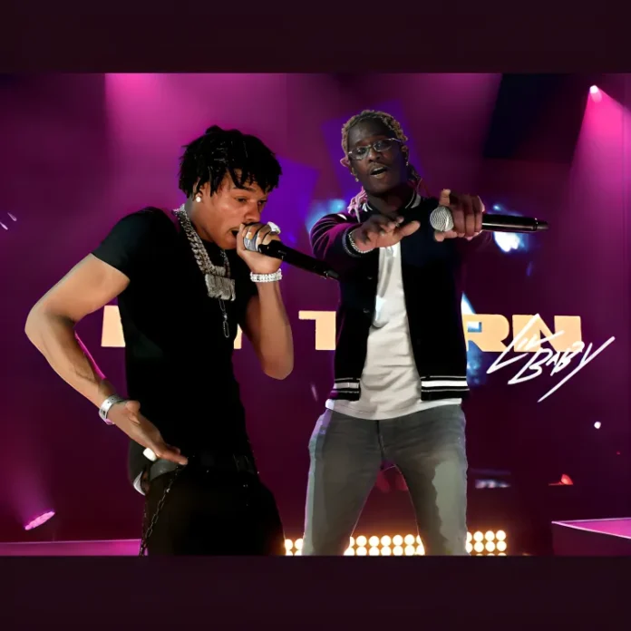 Young Thug Lil Baby new song billboard LA